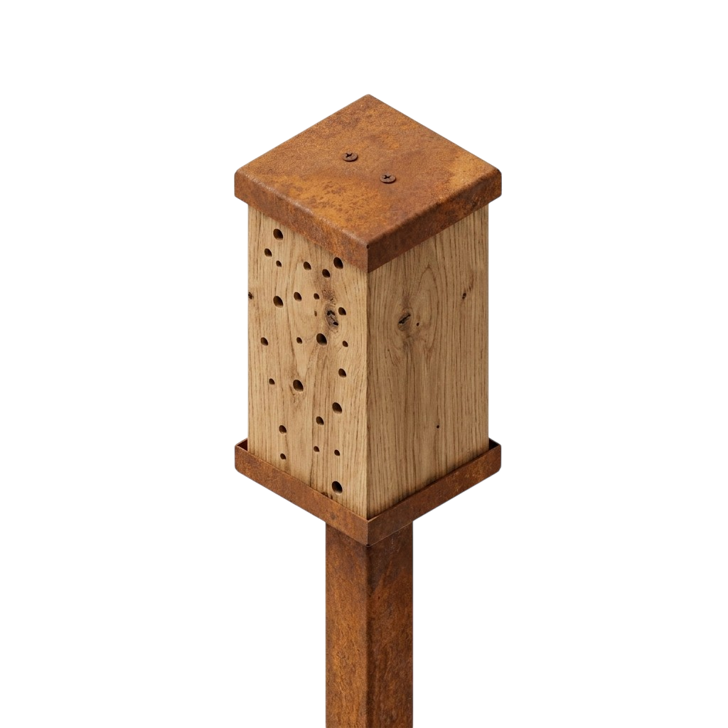 Bijenhotel BEEPOST: modulair design voor meer leven in de tuin