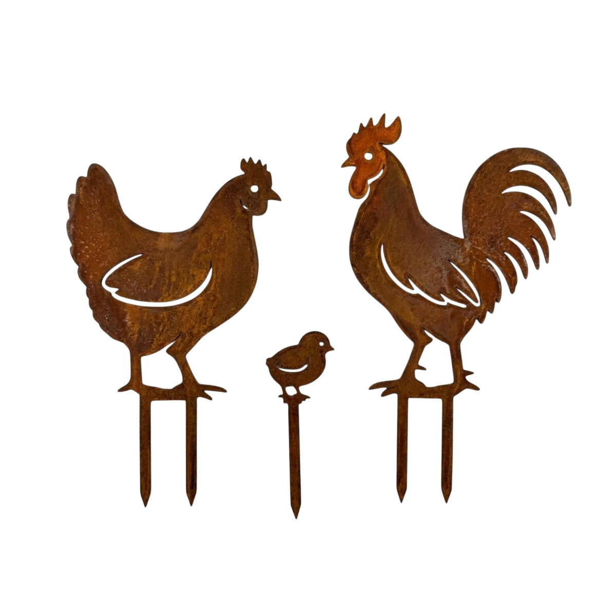 Gartenstecker HÜHNERFAMILIE