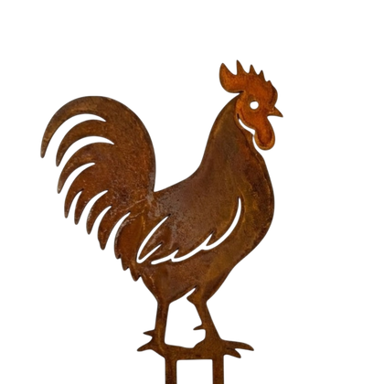 ROOSTER garden stake